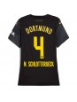 Borussia Dortmund Nico Schlotterbeck #4 Venkovní Dres pro Dámské 2024-25 Krátký Rukáv